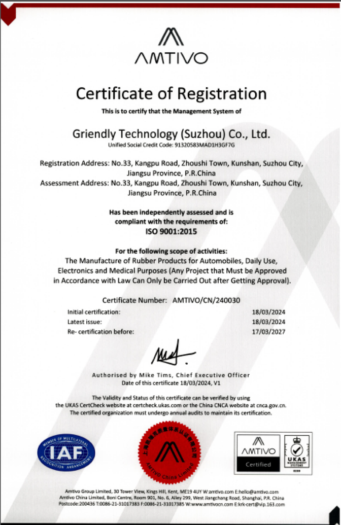 Qualification Certificates